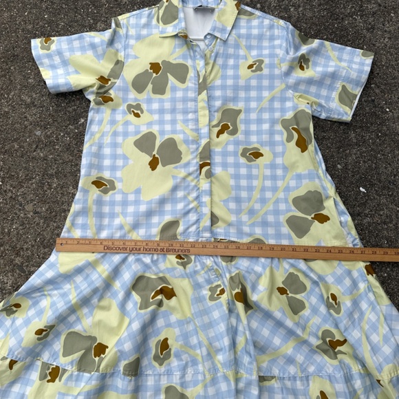 Lee Mathews Gingham and Floral dress - Picture 7 of 9